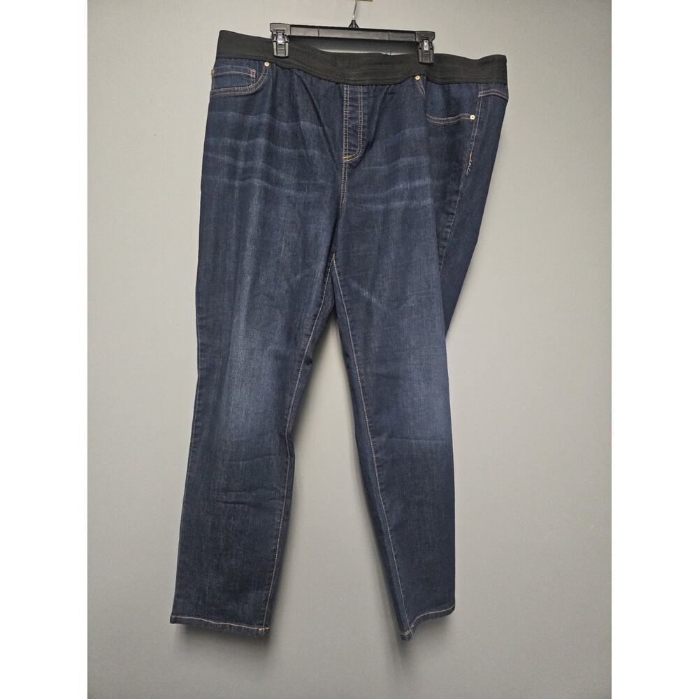 INC International Concept Stretch Jean NWOT Women's 24W Elastic Waist Band